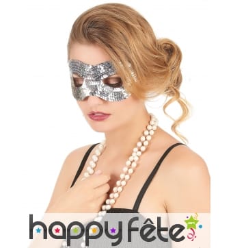 Loup en 8 recouvert de sequins