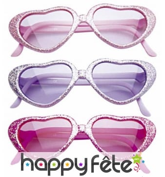 Lunettes en forme de coeur pour enfant