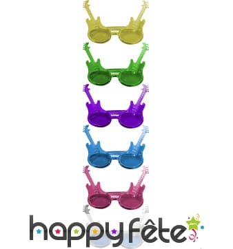 Lunettes en forme de guitare