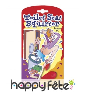 Lance eau pour toilette, farce attrape