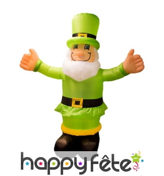 Leprechaun gonflable de 1,8m