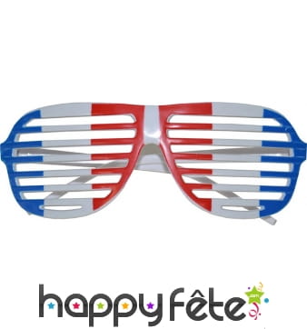 Lunettes grillage tricolore France