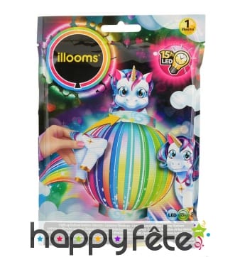 Lanterne licorne led lumineuse