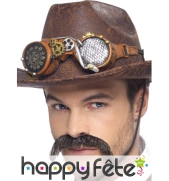 Lunettes latex steampunk