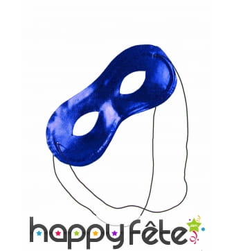 Loup métallisé bleu électrique