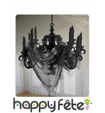 Lustre noir de Halloween en carton, 41 x 58 cm