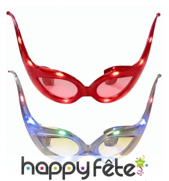 Lunettes papillon Led