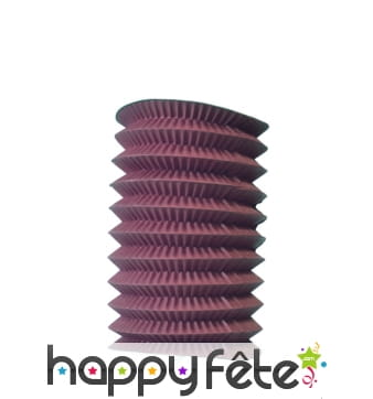 Lampion rouge bordeaux cylindrique