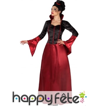 Longue tenue de vampire effet velours