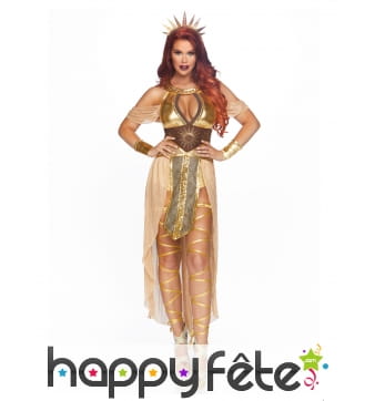 Luxueuse tenue de la déesse du soleil pour femme