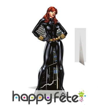 La veuve noire en carton et taille réelle