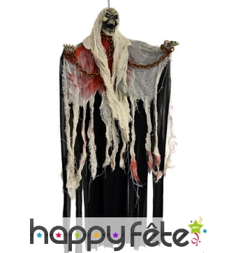 Monstre articulé aux yeux lumineux. Bouge et crie