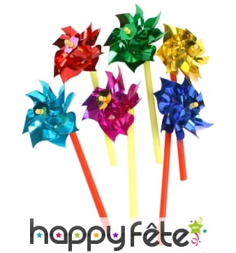 Moulin à vent coloré