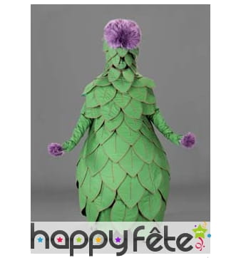 Mascotte chardon/artichaut vert