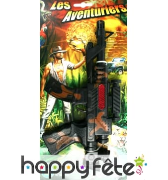 Mitraillette camouflage avec étincelles