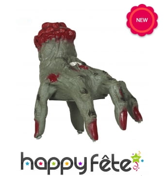 Main coupée de zombie qui bouge, 20cm