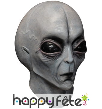 Masque d'Alien Zone 51 intégral en latex