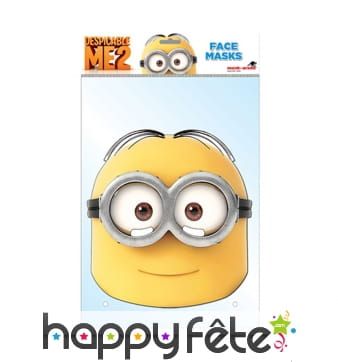 Masque de dave en carton, Minion