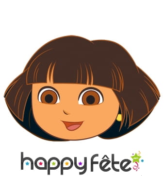 Masque de dora l'exploratrice en carton