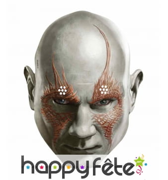 Masque de Drax en carton plat
