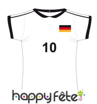 Maillot de foot allemagne en carton
