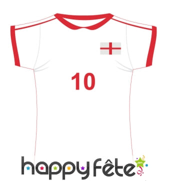 Maillot de foot Angleterre en carton