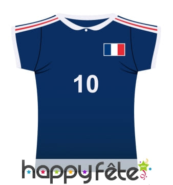 Maillot de foot France en carton