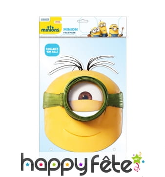 Masque de minion en carton