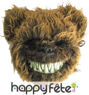 Masque de monstre ours poilu