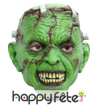 Masque de monstre vert génétique