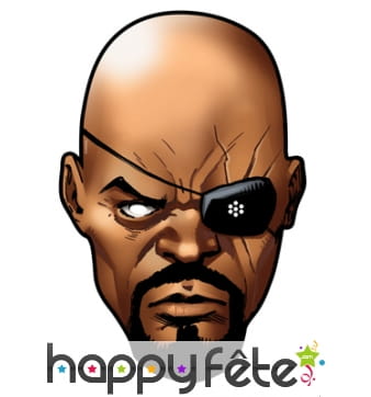 Masque de Nick Fury en carton, BD Avengers