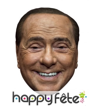 Masque de Silvio Berlusconi en carton