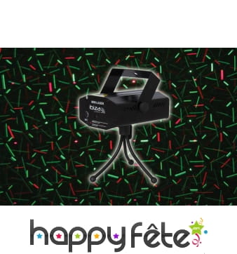 Mini effet laser rouge et vert