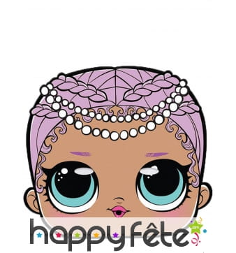 Masque facial de Merbaby pour enfant, LOL Surprise