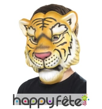 Masque facial de tigre pour enfant, en eva