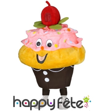 Mascotte gâteau (cupcake)