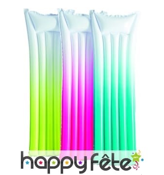 Matelas gonflable de plage dégradé 1 personne