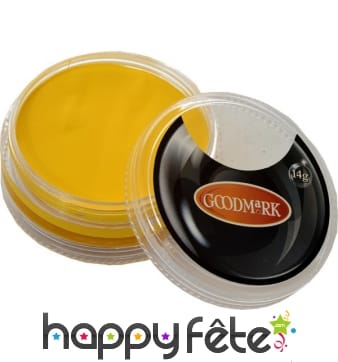 Maquillage jaune à l'eau, 14gr