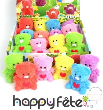 Mini ours lumineux avec coeur