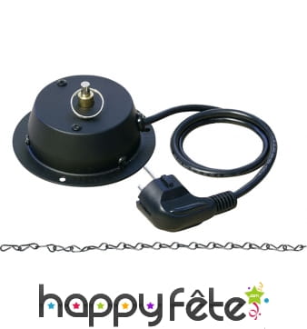 Moteur pour boule a facette