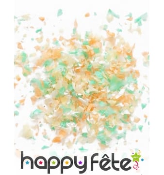 Mini sachet confettis ignifugé couleur menthe