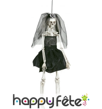 Mariée squelette de 42 cm à suspendre