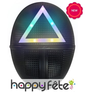 Masque Squid Game triangle Lumineux