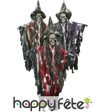 Monstre squelette lumineux à suspendre