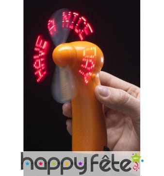 Mini ventilateur lumineux have a nice day