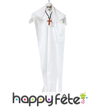 None blanche lumineuse à suspendre de 1,37m