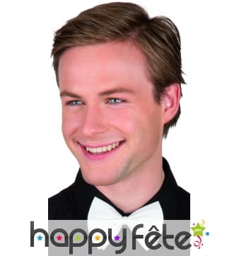 Noeud papillon blanc réglable