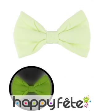 Noeud papillon phosphorescent sur élastique