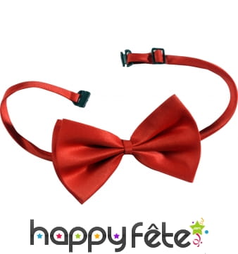 Noeud papillon rouge. Réglable