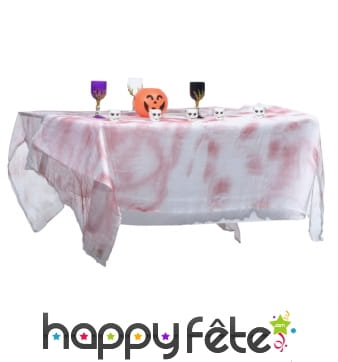 Nappe tâchée de sang de 2,13 x 1,52 m